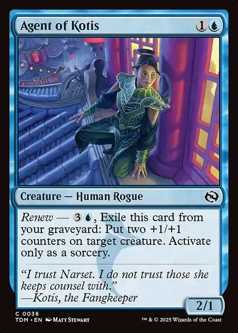 MtG Tarkir: Dragonstorm Common Foil Agent of Kotis #36