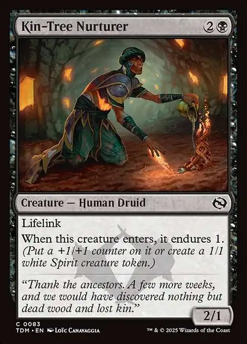 MtG Tarkir: Dragonstorm Common Kin-Tree Nurturer #83