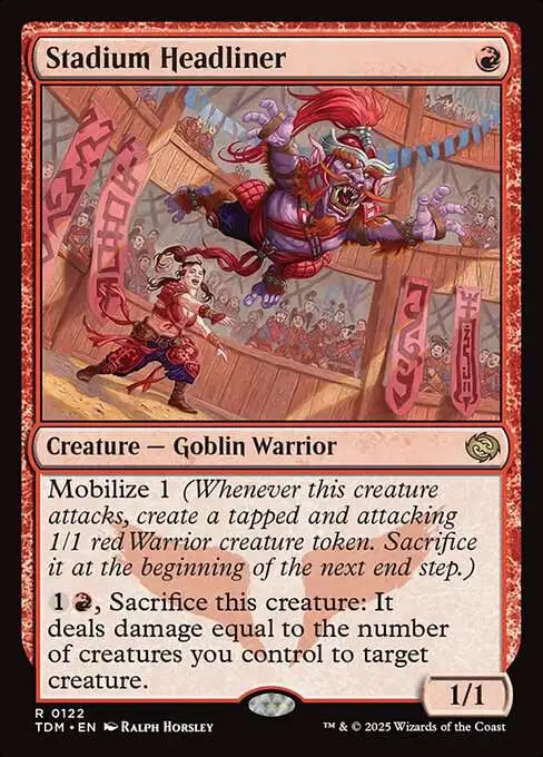 MtG Tarkir: Dragonstorm Rare Stadium Headliner #122