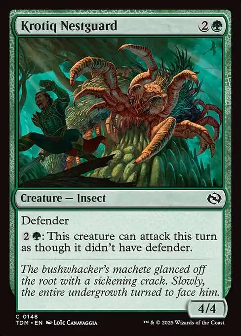 MtG Tarkir: Dragonstorm Common Krotiq Nestguard #148