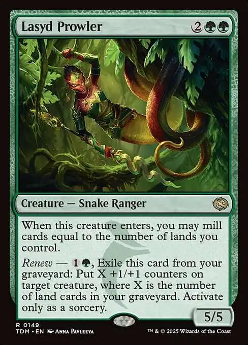 MtG Tarkir: Dragonstorm Rare FOIL Lasyd Prowler #149