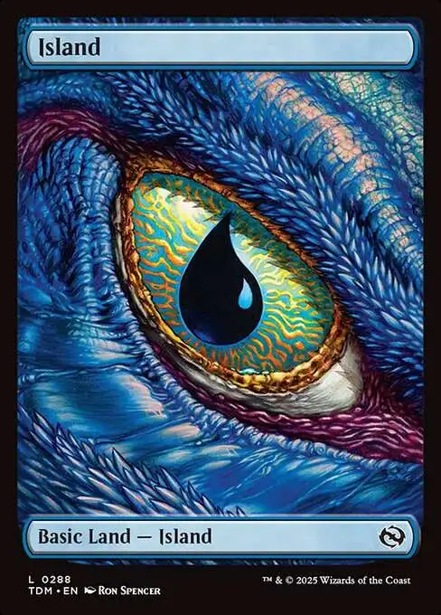 MtG Tarkir: Dragonstorm Common Island #288 [Dragon's Eye Land]