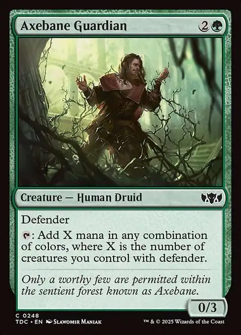 MtG Tarkir: Dragonstorm Commander Common Axebane Guardian #248