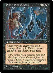 MtG Tempest Rare Death Pits of Rath #127