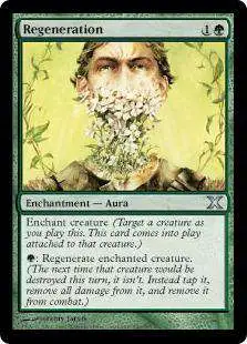 mtg 10th edition cards MtG 10th Edition Uncommon Regeneration #290