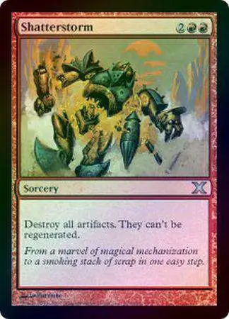 MtG 10th Edition Uncommon Foil Shatterstorm #229