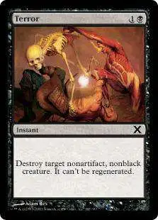 MtG 10th Edition Common Foil Terror #182
