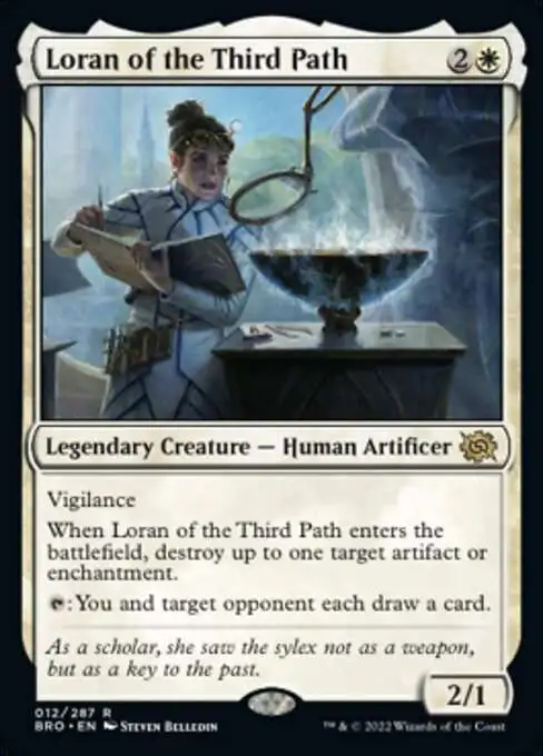 MtG The Brothers' War Rare Loran of the Third Path #12