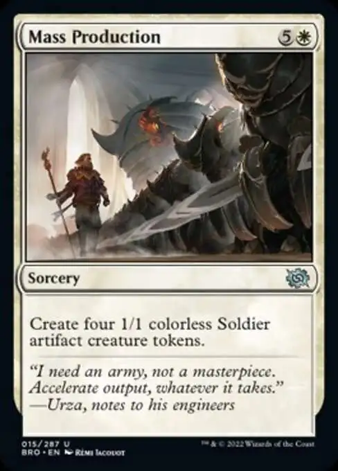 MtG The Brothers' War Uncommon Mass Production #15