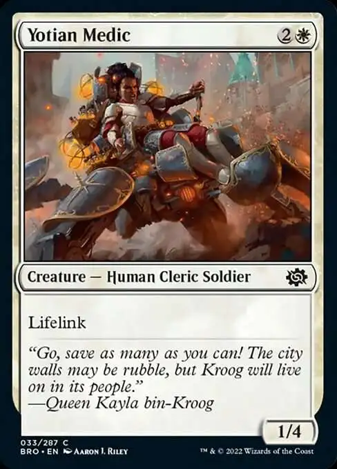 MtG The Brothers' War Common Yotian Medic #33