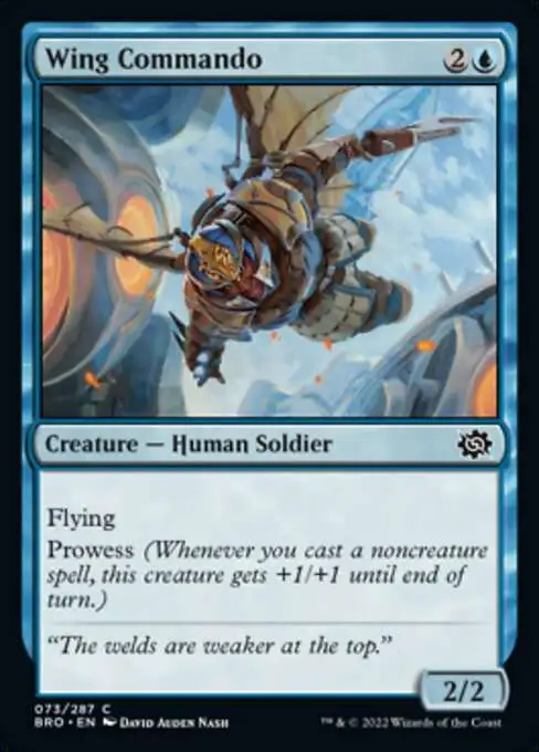 MtG The Brothers' War Common Foil Wing Commando #73