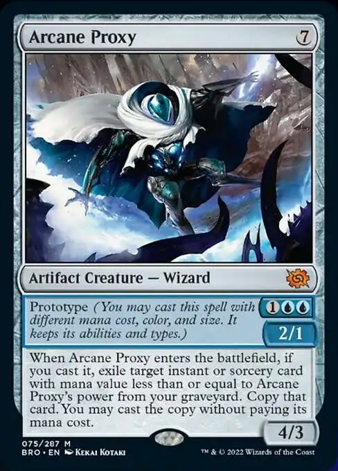 MtG The Brothers' War Mythic Rare Arcane Proxy #75