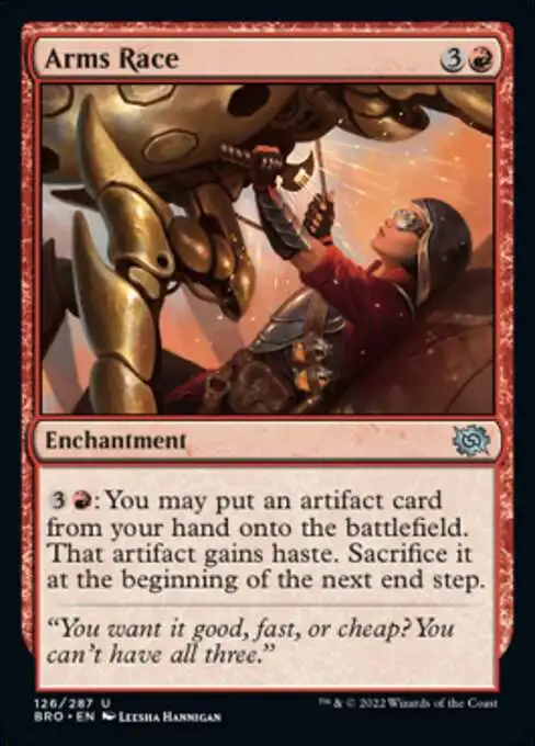 MtG The Brothers' War Uncommon Arms Race #126