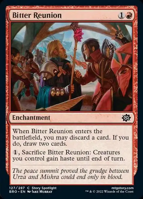 MtG The Brothers' War Common Bitter Reunion #127