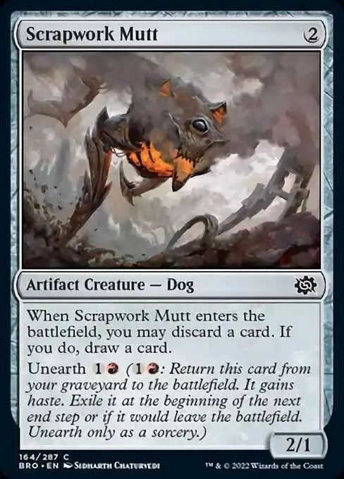 MtG The Brothers' War Common Scrapwork Mutt #164