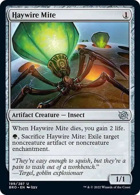 MtG The Brothers' War Uncommon Haywire Mite #199