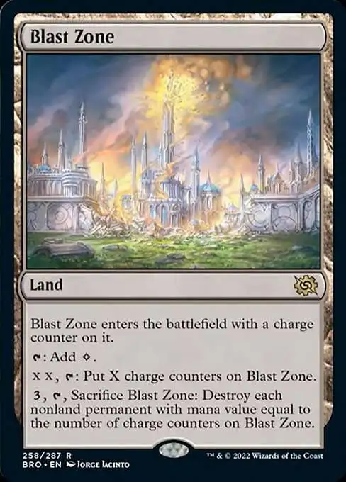 MtG The Brothers' War Rare Blast Zone #258