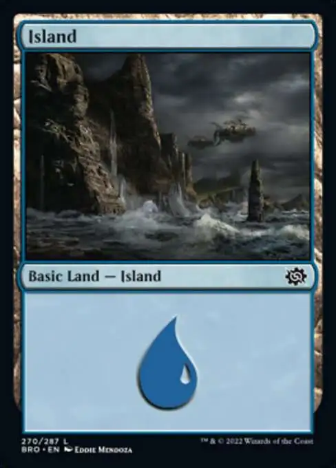 MtG The Brothers' War Common Foil Island #270