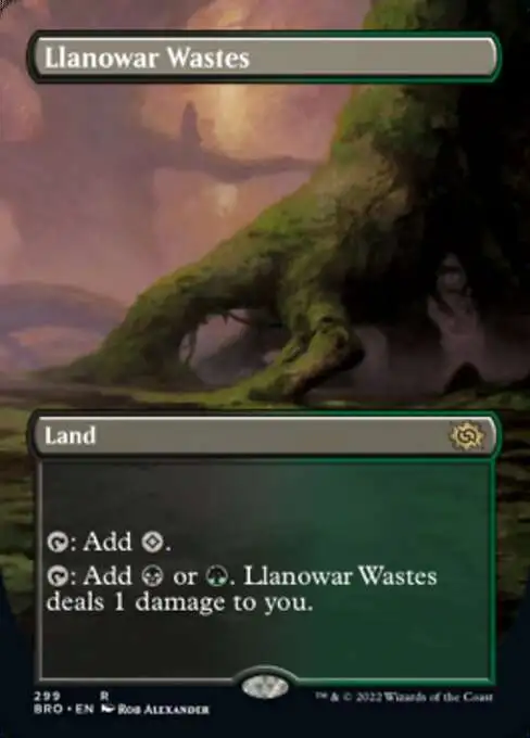 Magic The Gathering The Brothers War Single Card Rare Llanowar