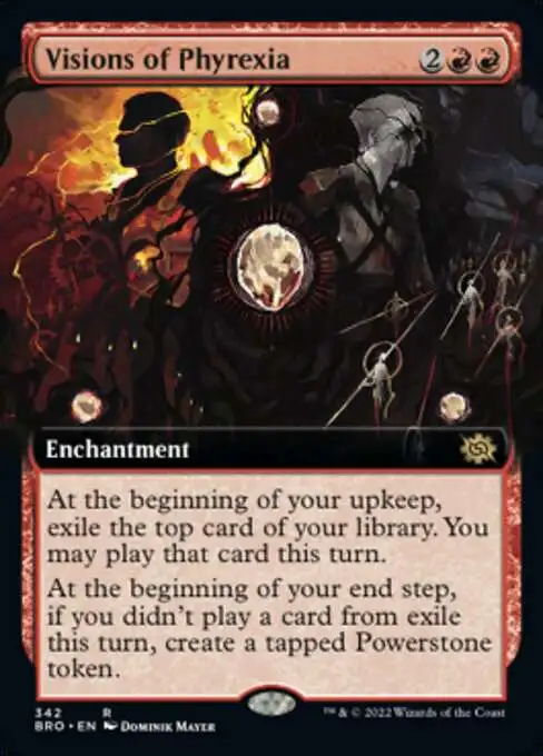MtG The Brothers' War Rare Visions of Phyrexia #342 [Extended Art]