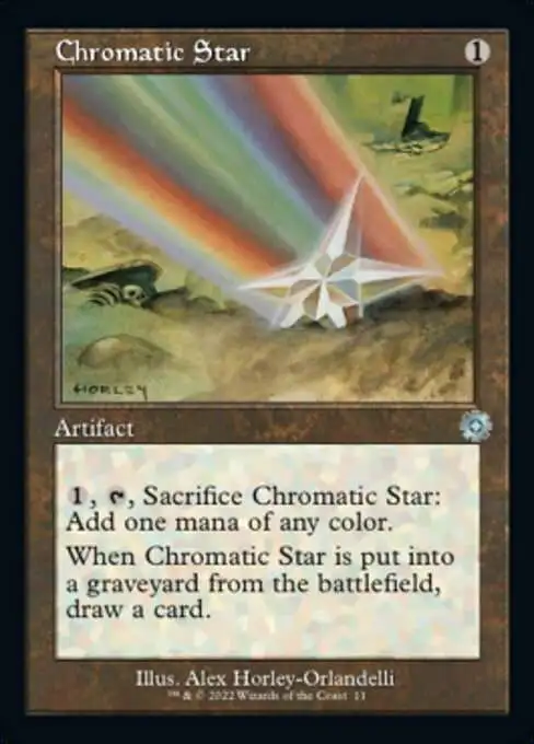 MtG The Brothers' War Retro Artifacts Uncommon Chromatic Star #11 [Retro Frame FOIL]