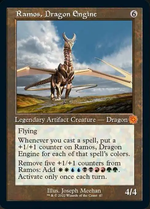 MtG The Brothers' War Retro Artifacts Mythic Rare Ramos, Dragon Engine #47 [Retro Frame]