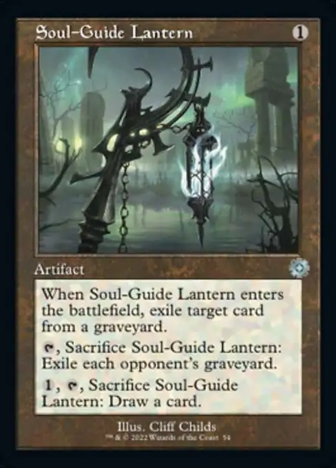 MtG The Brothers' War Retro Artifacts Uncommon Soul-Guide Lantern #54 [Retro Frame]