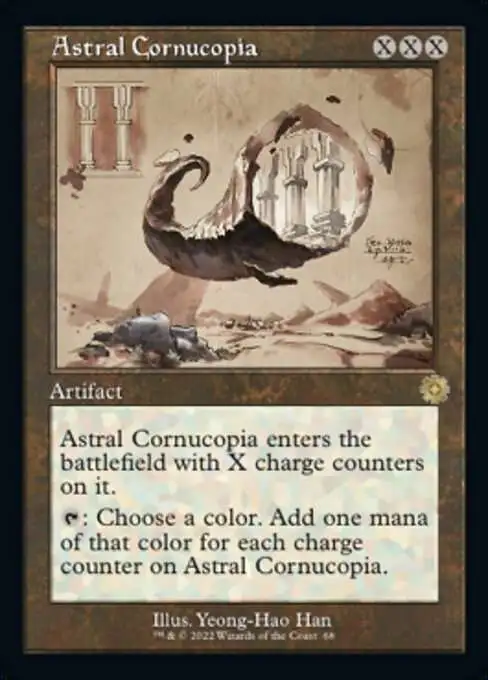 MtG The Brothers' War Retro Artifacts Rare Astral Cornucopia #68 [Retro Schematic]