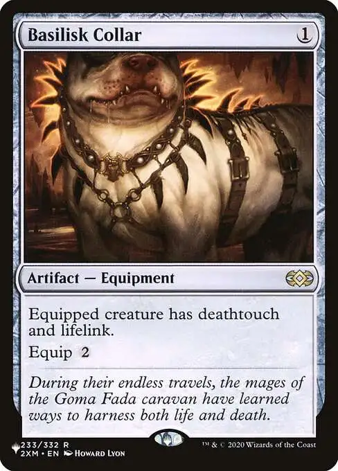 MtG The List Rare Basilisk Collar #2XM-233 [Double Masters]