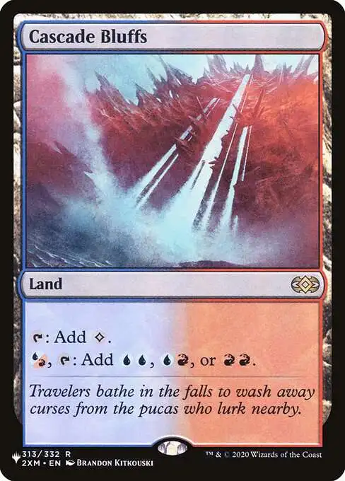 MtG The List Rare Cascade Bluffs #2XM-313 [Double Masters]
