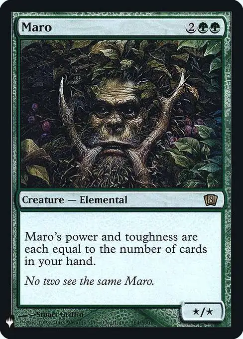 MtG The List Rare Maro #8ED-264 [Eighth Edition]