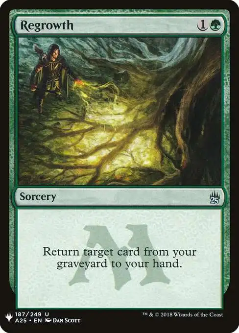 MtG The List Uncommon Regrowth A25-187 [Masters 25]