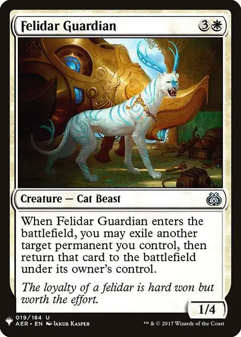 MtG The List Uncommon Felidar Guardian AER-19 [Aether Revolt]