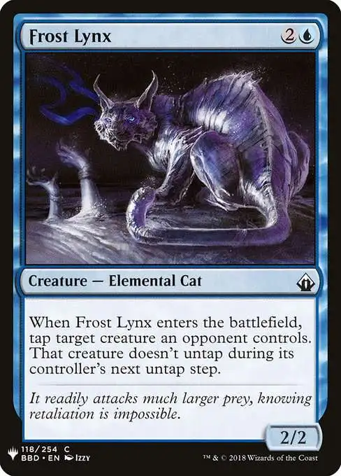 MtG The List Common Frost Lynx BBD-118 [Battlebond]