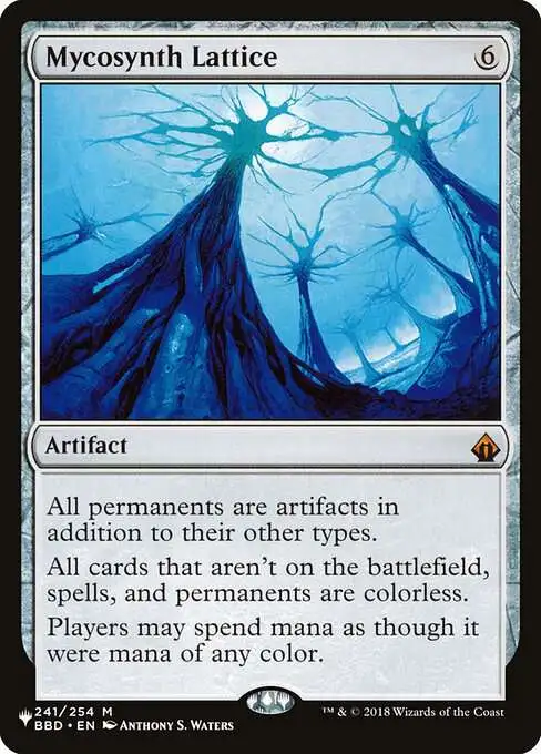 MtG The List Mythic Rare Mycosynth Lattice BBD-241 [Battlebond]