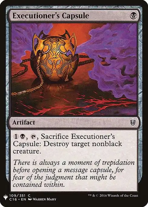 MtG The List Common Executioner's Capsule C16-109 [Commander 2016]