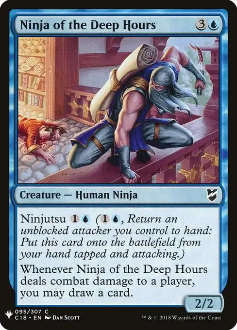 MtG The List Common Ninja of the Deep Hours C18-95 [Commander 2018]