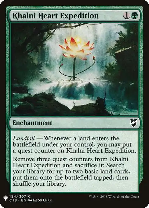 Magic The Gathering The List Single Card Common Khalni Heart Expedition  C18-154 Commander 2018 - ToyWiz