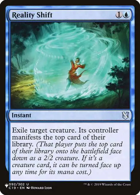 Magic The Gathering The List Single Card Uncommon Reality Shift C19-92 Commander 2019 - ToyWiz Magic The Gathering The List Single Card Uncommon Reality Shift C19-92 Commander 2019 - ToyWiz