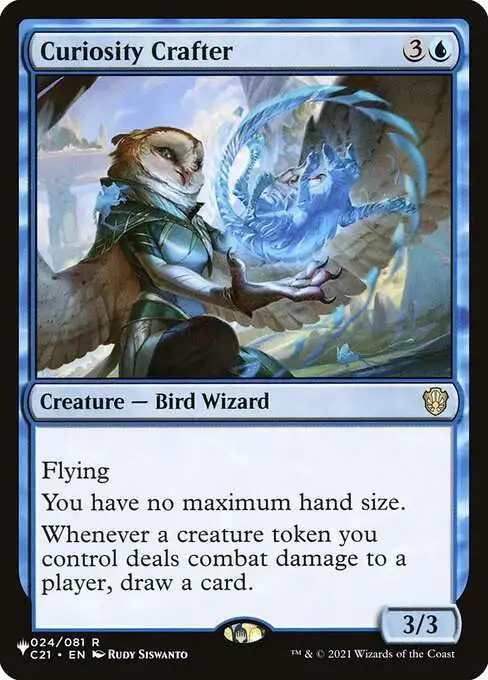 Magic The Gathering The List Single Card Rare Curiosity Crafter C21-24 Commander  2021 - ToyWiz
