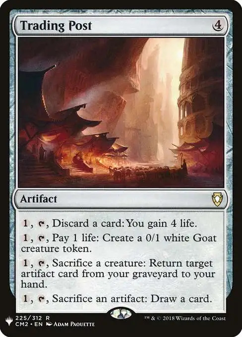 mtg commander anthology card list Magic The Gathering The List Single Card Rare Trading Post CM2-225 Commander  Anthology Volume II