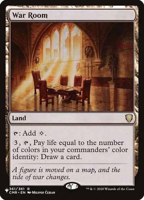 MtG The List Rare War Room CMR-361 [Commander Legends]
