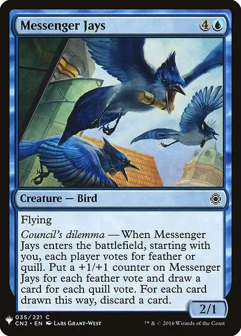 MtG The List Common Messenger Jays CN2-35 [Conspiracy: Take the Crown]