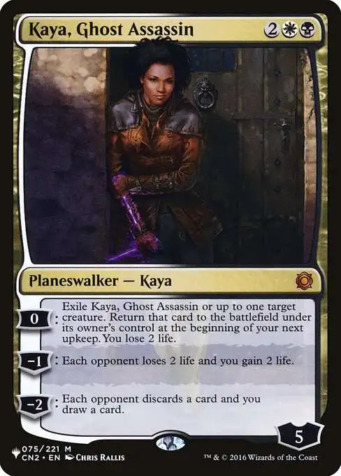 MtG The List Mythic Rare Kaya, Ghost Assassin CN2-75 [Conspiracy: Take the Crown]