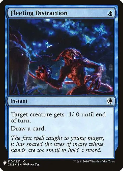 MtG The List Common Fleeting Distraction CN2-110 [Conspiracy: Take the Crown]