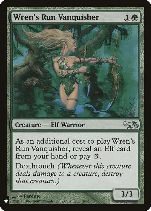 MtG The List Uncommon Wren's Run Vanquisher DD1-19 [Duel Decks: Elves vs. Goblins]