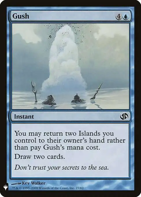 MtG The List Common Gush DD2-27 [Duel Decks: Jace vs. Chandra]