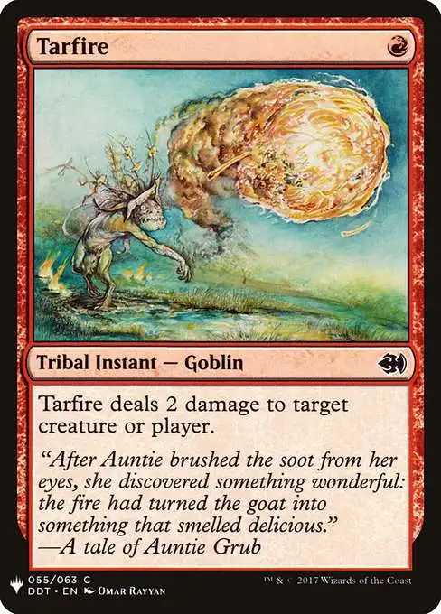 MtG The List Common Tarfire DDT-55 [Duel Decks: Merfolk vs. Goblins]