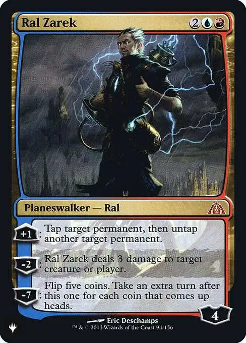 MtG The List Mythic Rare Ral Zarek DGM-94 [Dragon's Maze]