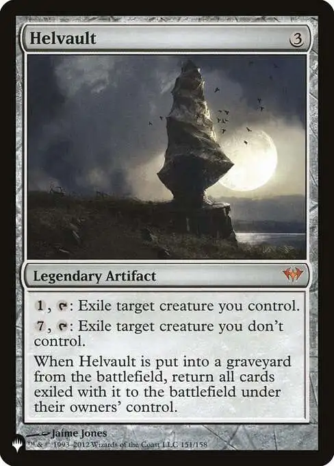 MtG The List Mythic Rare Helvault DKA-151 [Dark Ascension]